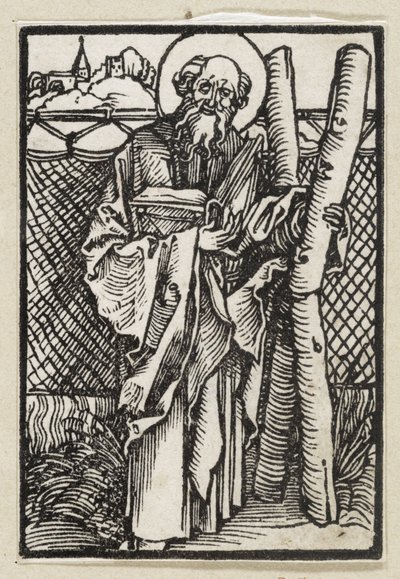 Apostel Andreas (63 religiöse Szenen) von Albrecht Dürer