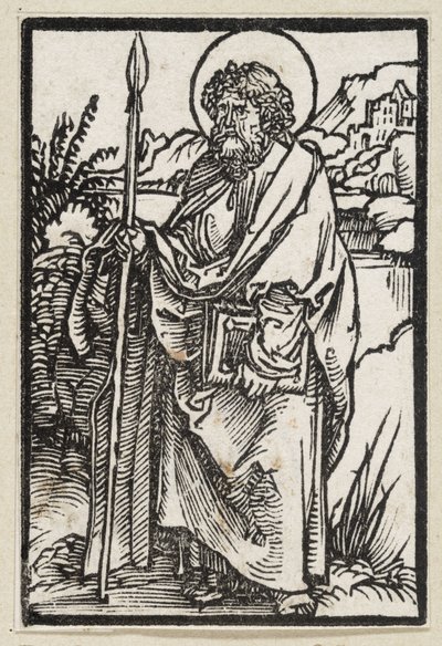 Apostel Thomas (63 religiöse Szenen) von Albrecht Dürer
