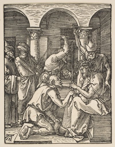 Christus mit Dornen gekrönt, aus "Die kleine Passion" von Albrecht Dürer