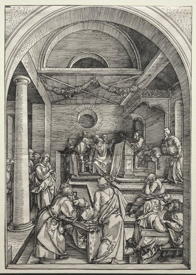 Christus im Gespräch mit den Ärzten von Albrecht Dürer