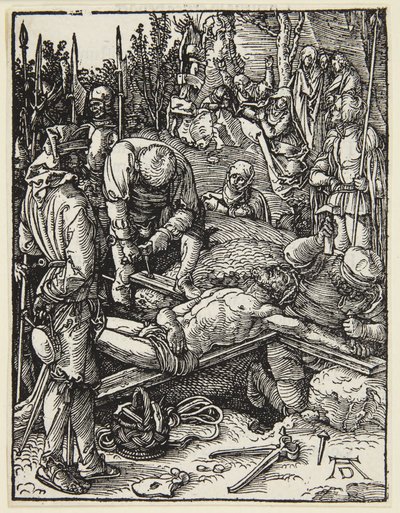 Christus ans Kreuz genagelt von Albrecht Dürer
