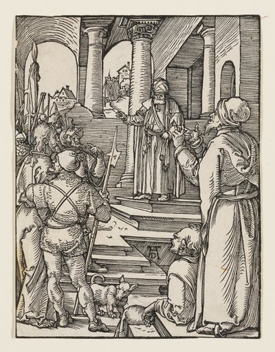 Christus wird vor Pilatus geführt von Albrecht Dürer