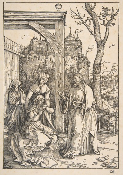 Christus nimmt Abschied von seiner Mutter, aus "Das Leben der Jungfrau" von Albrecht Dürer