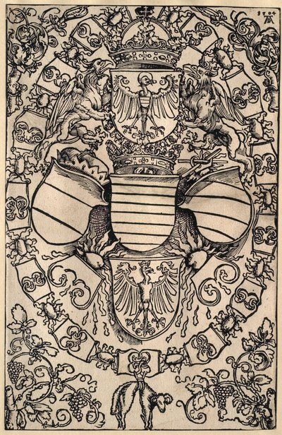 Wappen von Maximilian als König der Römer von Albrecht Dürer