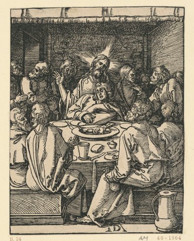 Das letzte Abendmahl (Kleine Passion) von Albrecht Dürer