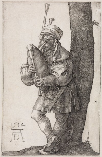 Der Dudelsackpfeifer von Albrecht Dürer