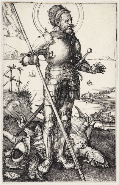 Der Heilige Georg zu Fuß von Albrecht Dürer
