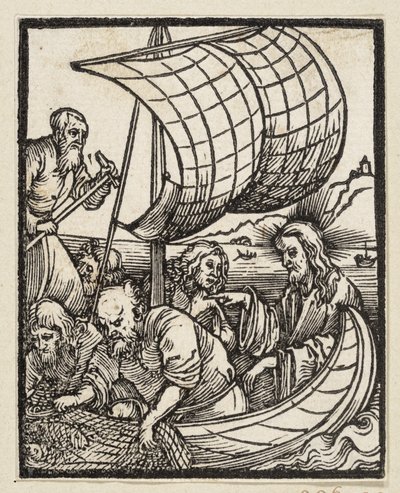 Der wunderbare Fischzug (43 religiöse Themen) von Albrecht Dürer