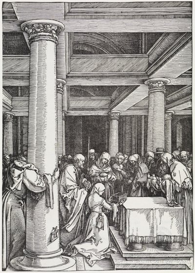 Die Darstellung im Tempel von Albrecht Dürer