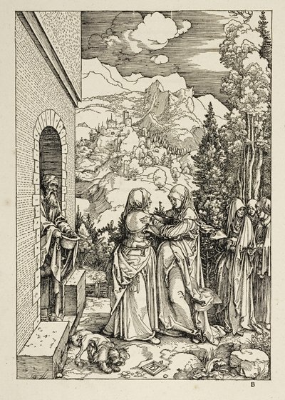 Die Heimsuchung (Marienleben) von Albrecht Dürer