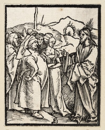 Die Sünder kommen zu Christus (43 religiöse Themen) von Albrecht Dürer