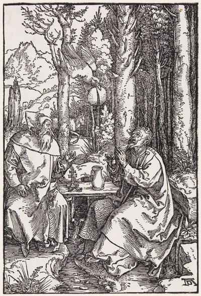Die heiligen Einsiedler Antonius und Paulus von Albrecht Dürer