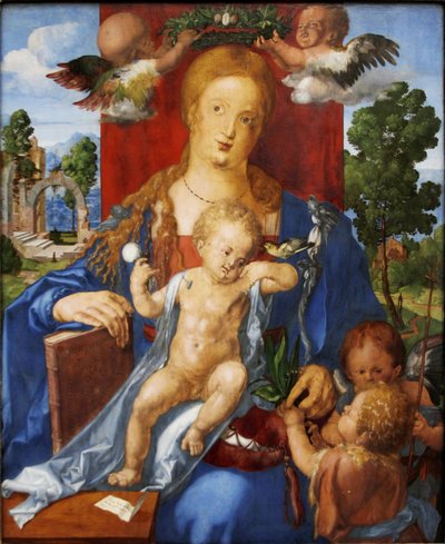 Die Madonna mit dem Zeisig von Albrecht Dürer