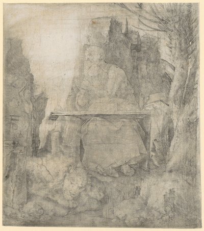Heiliger Hieronymus neben dem Weidenbaum von Albrecht Dürer