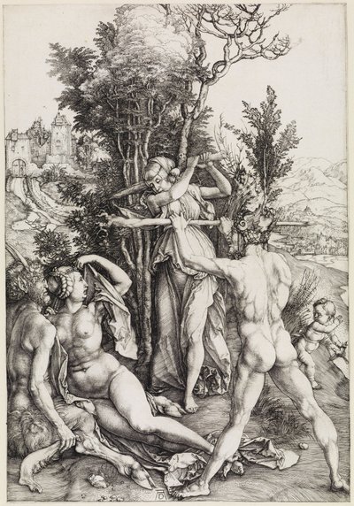 Herkules am Scheidewege (Die Eifersucht) von Albrecht Dürer