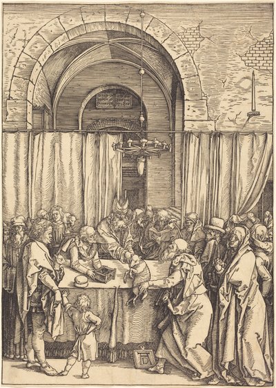 Zurückweisung von Joachims Opfer von Albrecht Dürer