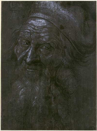 Kopf eines 93-jährigen Alten von Albrecht Dürer