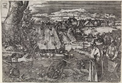 Landschaft mit Kanone (Die große Kanone; Die Kanone) von Albrecht Dürer