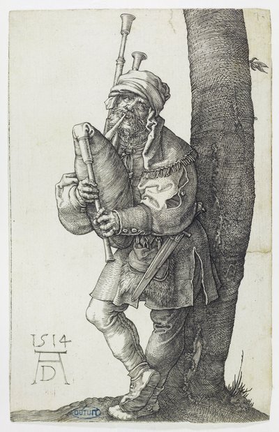 Der Dudelsackspieler (Bartsch 91) von Albrecht Dürer