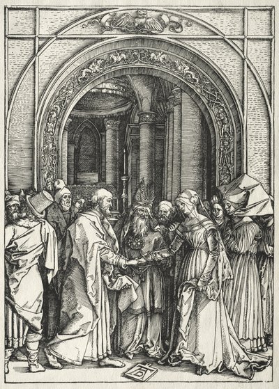 Leben der Jungfrau: Hochzeit der Jungfrau und des Heiligen Josef von Albrecht Dürer