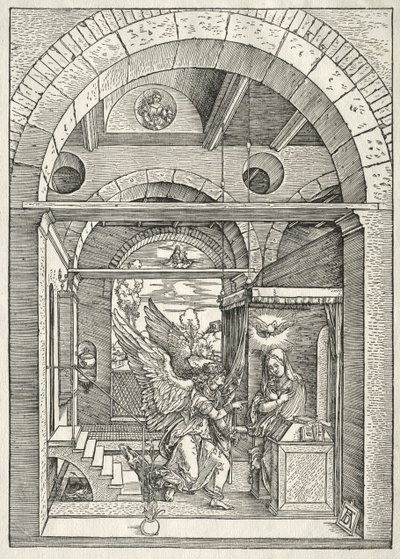 Leben der Jungfrau: Die Verkündigung, 1504-1505 von Albrecht Dürer