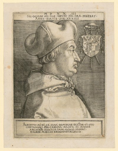 Löwenwappen mit Hahn von Albrecht Dürer