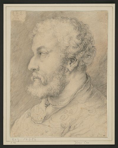 Profilbildnis des Raymund Fugger? von Albrecht Dürer