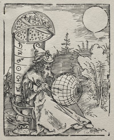 Ptolemäus mit dem Himmelsglobus von Albrecht Dürer