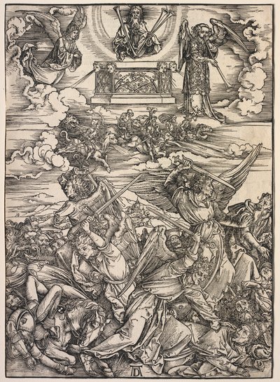 Offenbarung des Johannes: Die vier zerstörenden Engel von Albrecht Dürer