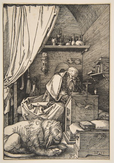 Der heilige Hieronymus in seinem Studierzimmer von Albrecht Dürer