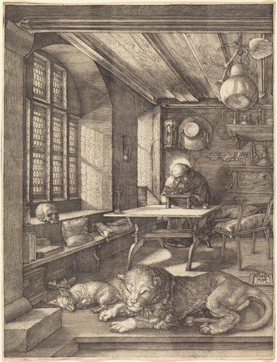 Heiliger Hieronymus in seinem Studierzimmer von Albrecht Dürer