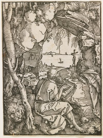 Der heilige Hieronymus in einer Grotte von Albrecht Dürer