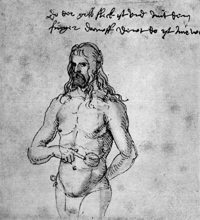 Selbstporträt, um 1512-1513 oder 1519 von Albrecht Dürer