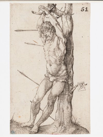 Der an einen Baum gefesselte heilige Sebastian von Albrecht Dürer