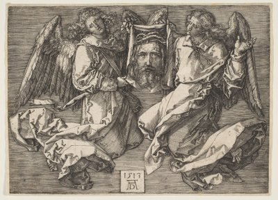Das von zwei Engeln gehaltene Schweißtuch von Albrecht Dürer