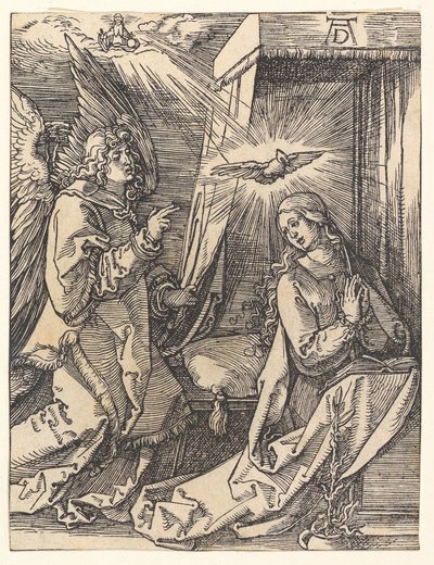 Die Verkündigung aus „Die Kleine Passion“ von Albrecht Dürer