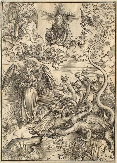 Die Apokalypse: Das apokalyptische Weib von Albrecht Dürer