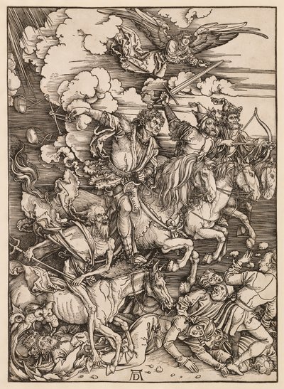 Die Apokalypse: Die vier apokalyptischen Reiter von Albrecht Dürer