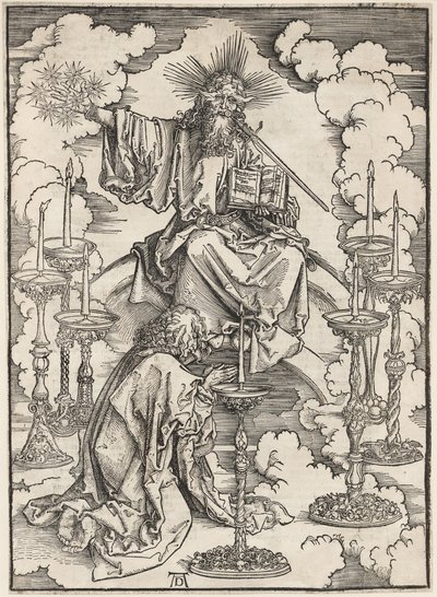 Die Apokalypse: Die Vision der sieben Leuchter von Albrecht Dürer