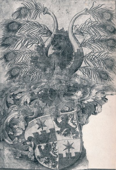 Das Wappen von Wilhelm und Wolfgang Roggendorff, 1520 1906 von Albrecht Dürer