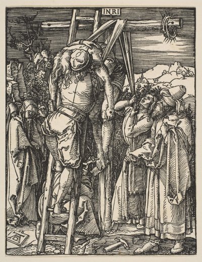 Die Kreuzabnahme, aus Die Kleine Passion, ca. 1509 von Albrecht Dürer