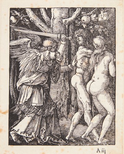 Die Vertreibung aus dem Paradies von Albrecht Dürer