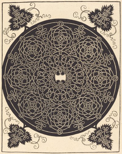 Der fünfte Knoten (mit einem sechszackigen weißen Schild) von Albrecht Dürer