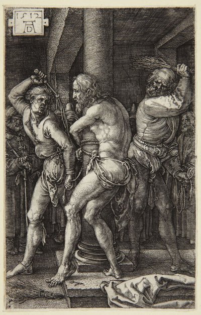 Die Geißelung (Serie der gravierten Passion) von Albrecht Dürer