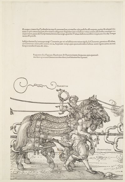 Der große Triumphwagen: Alacritas und Opportunitas von Albrecht Dürer