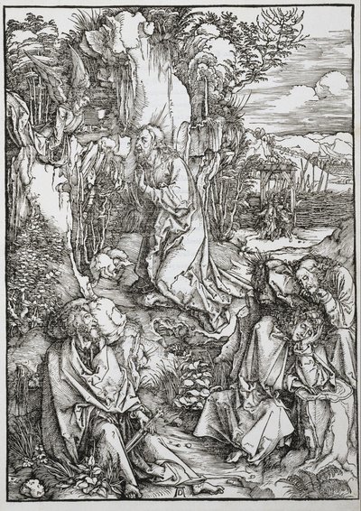 Die Große Passion: Christus am Ölberg von Albrecht Dürer