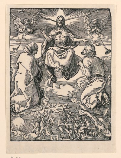 Das Jüngste Gericht, aus der Serie Die Kleine Passion von Albrecht Dürer