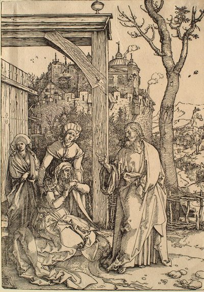 Das Leben der Jungfrau: Christus nimmt Abschied von seiner Mutter von Albrecht Dürer