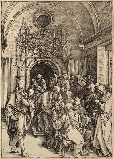 Das Marienleben: Die Beschneidung Christi von Albrecht Dürer