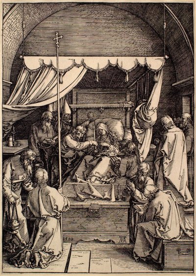 Das Leben der Jungfrau: Der Tod der Jungfrau von Albrecht Dürer